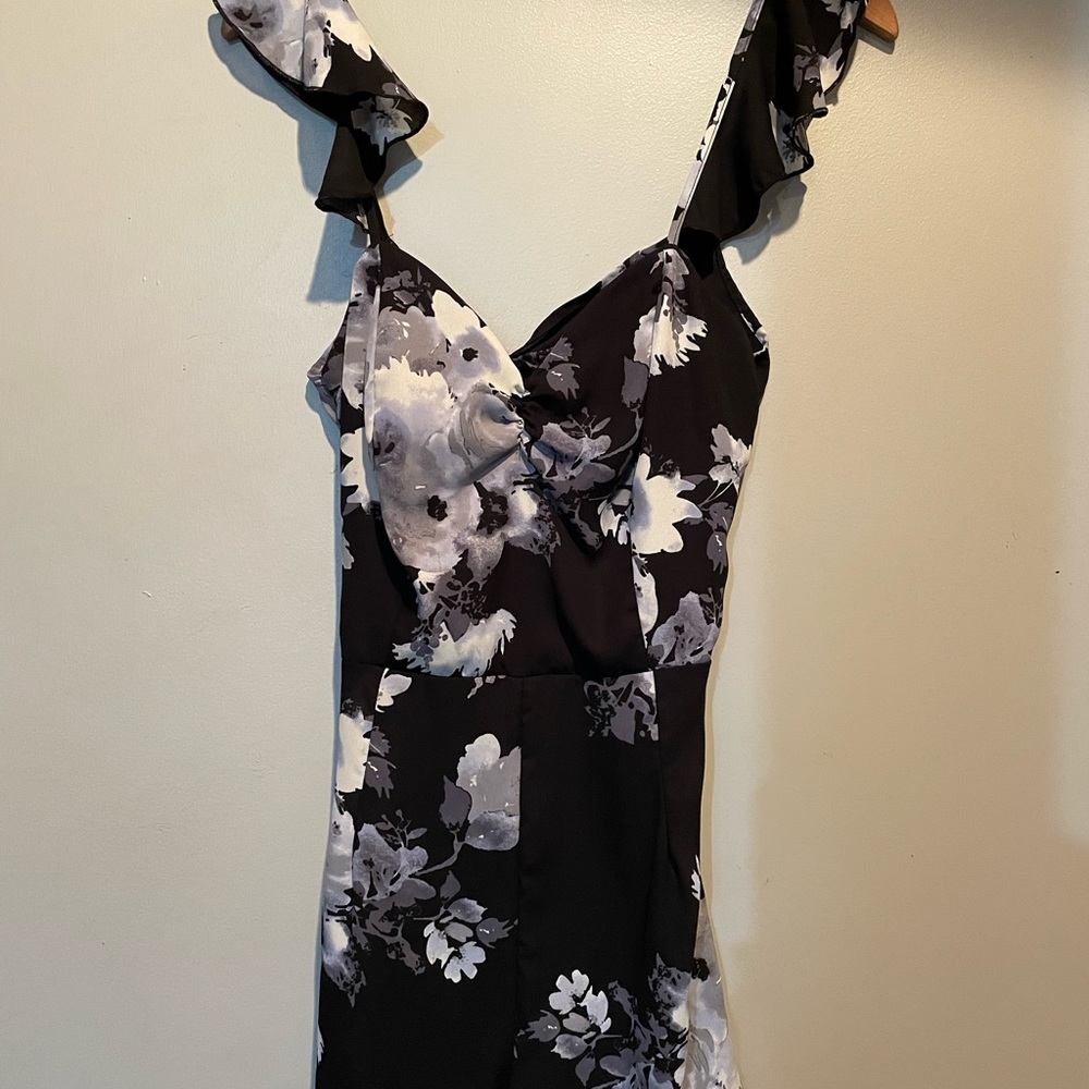 Floral print romper